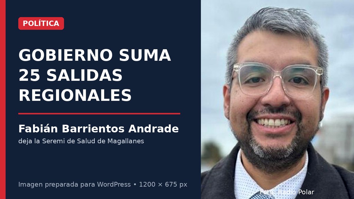 Renuncia Seremi de Salud de Magallanes…