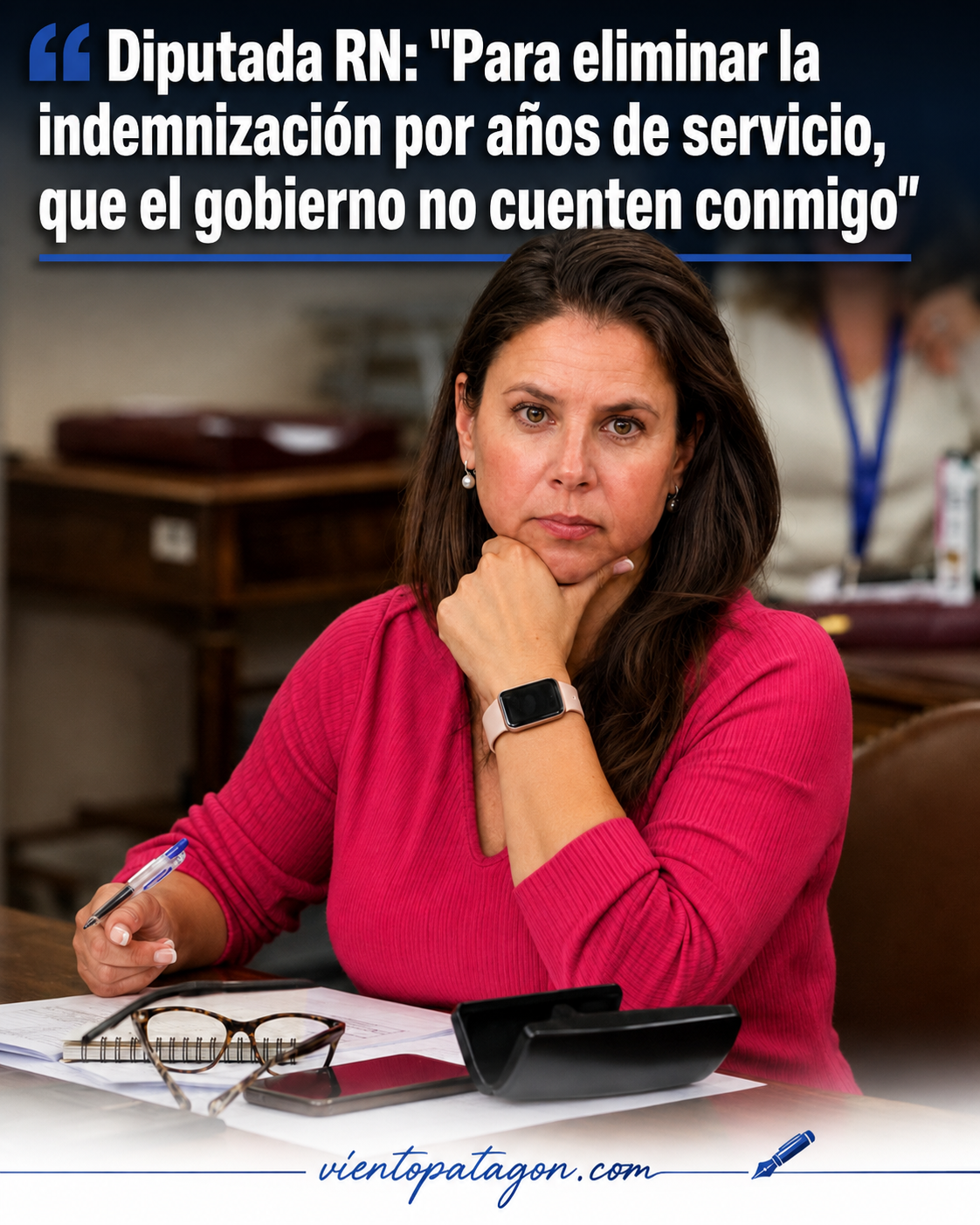 Diputada RN Claudia Mora frena intento de Kast de eliminar indemnización por años de servicio
