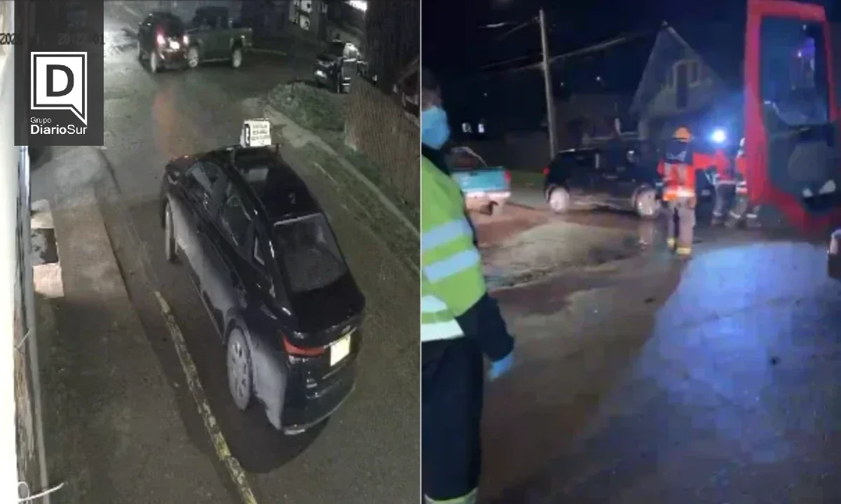 Colisión fronto-lateral en el centro de Coyhaique deja un herido y reabre el debate sobre la seguridad vial