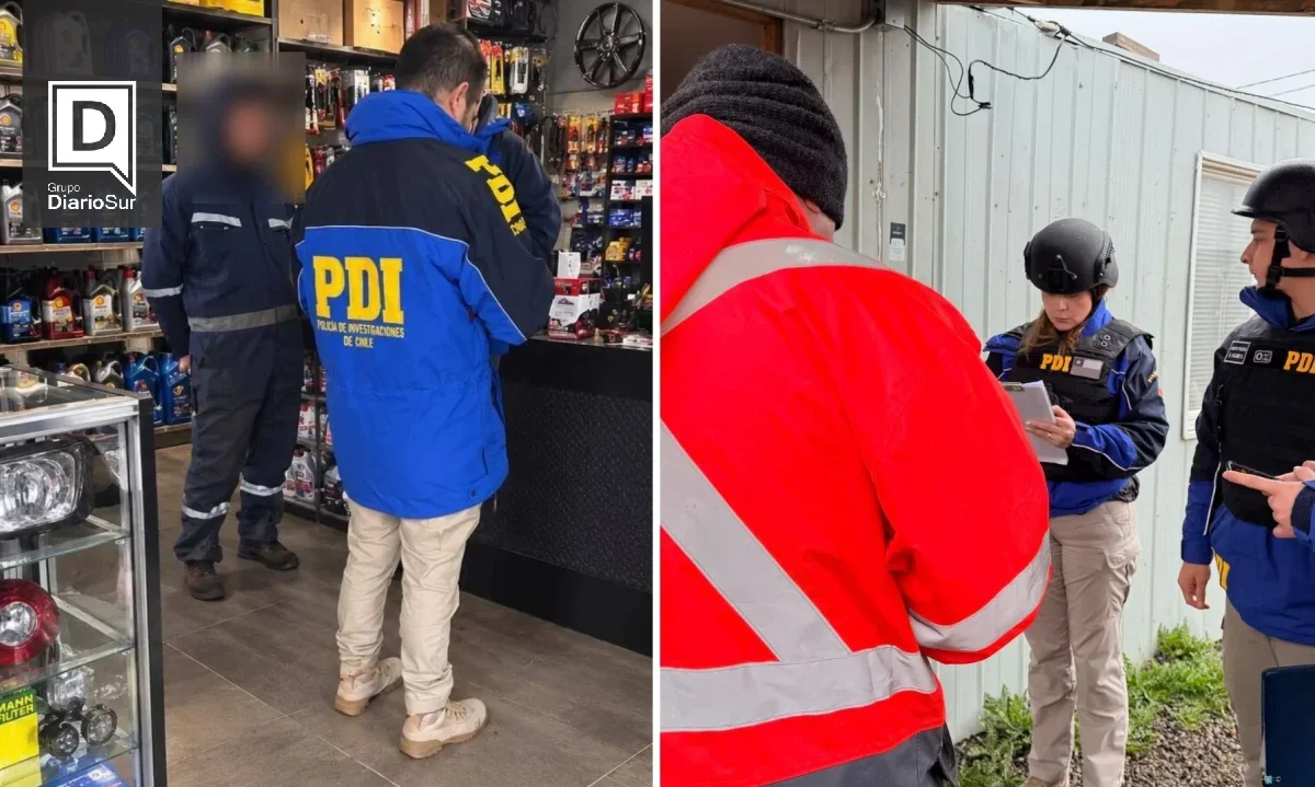Tres extranjeros denunciados por irregularidades migratorias en operativos de PDI en Aysén
