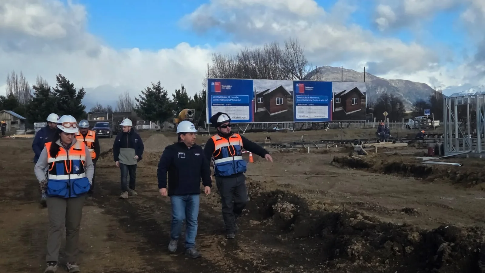 A paso lento: proyecto habitacional de Villa Frei apenas alcanza un 13% de avance para 100 familias