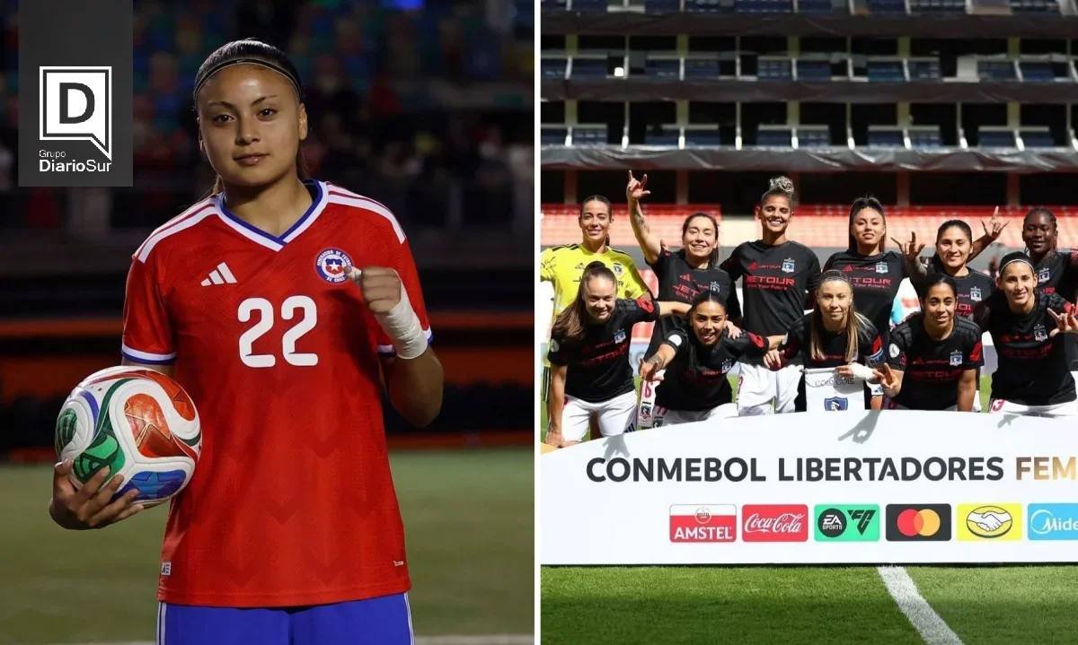 Geraldine Mardones, de 17 años de Coyhaique, se enfrenta a la Copa Libertadores con Colo Colo