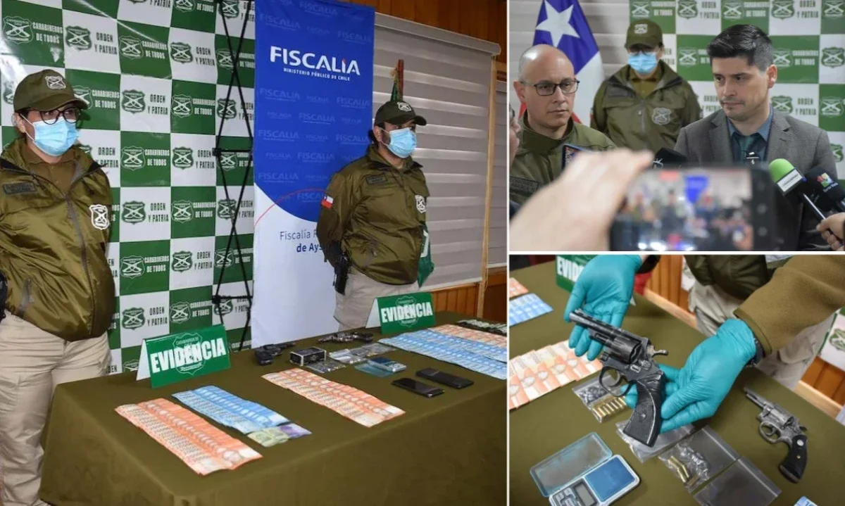 ¡Alerta en Coyhaique! Carabineros incautan 3 kilos de cocaína y detienen a dos sospechosos