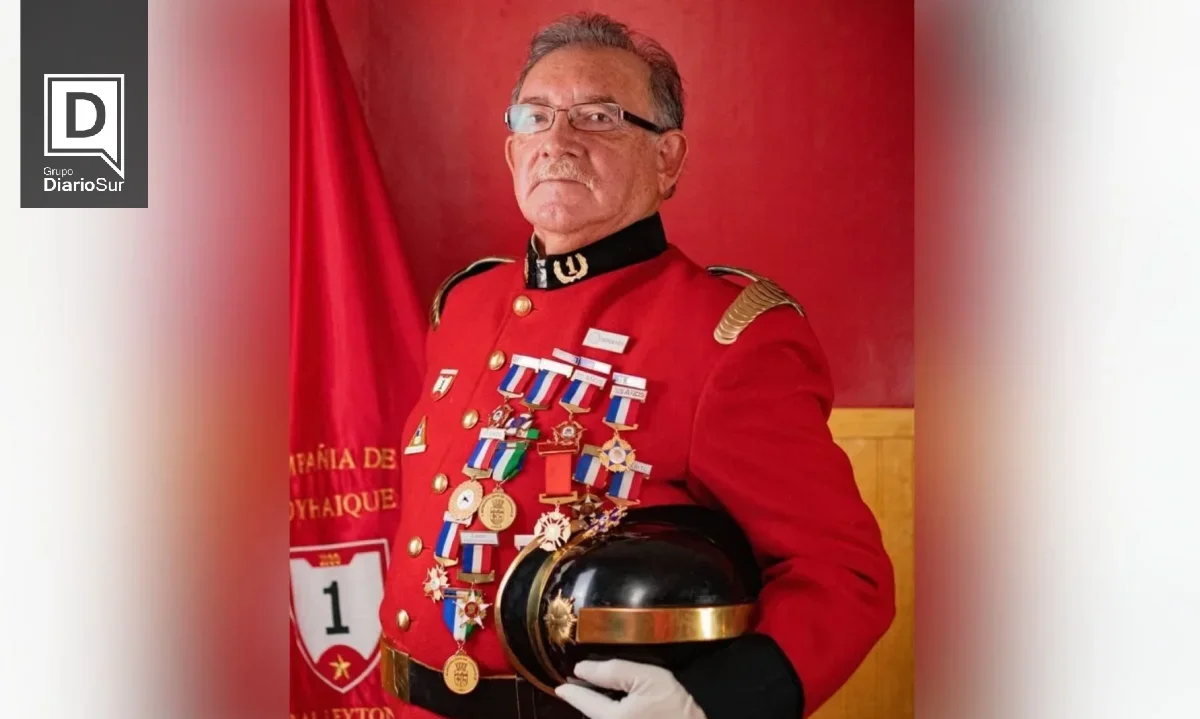Mueren 77 años Conrado Miranda Silva, tesorero de Bomberos de Coyhaique