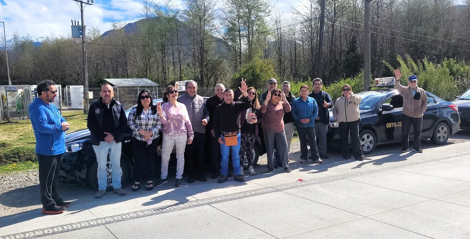 Colectiveros de Puerto Aysén se manifiestan por corte del puente Ibáñez y exigen apoyo estatal para no traspasar costos a los usuarios